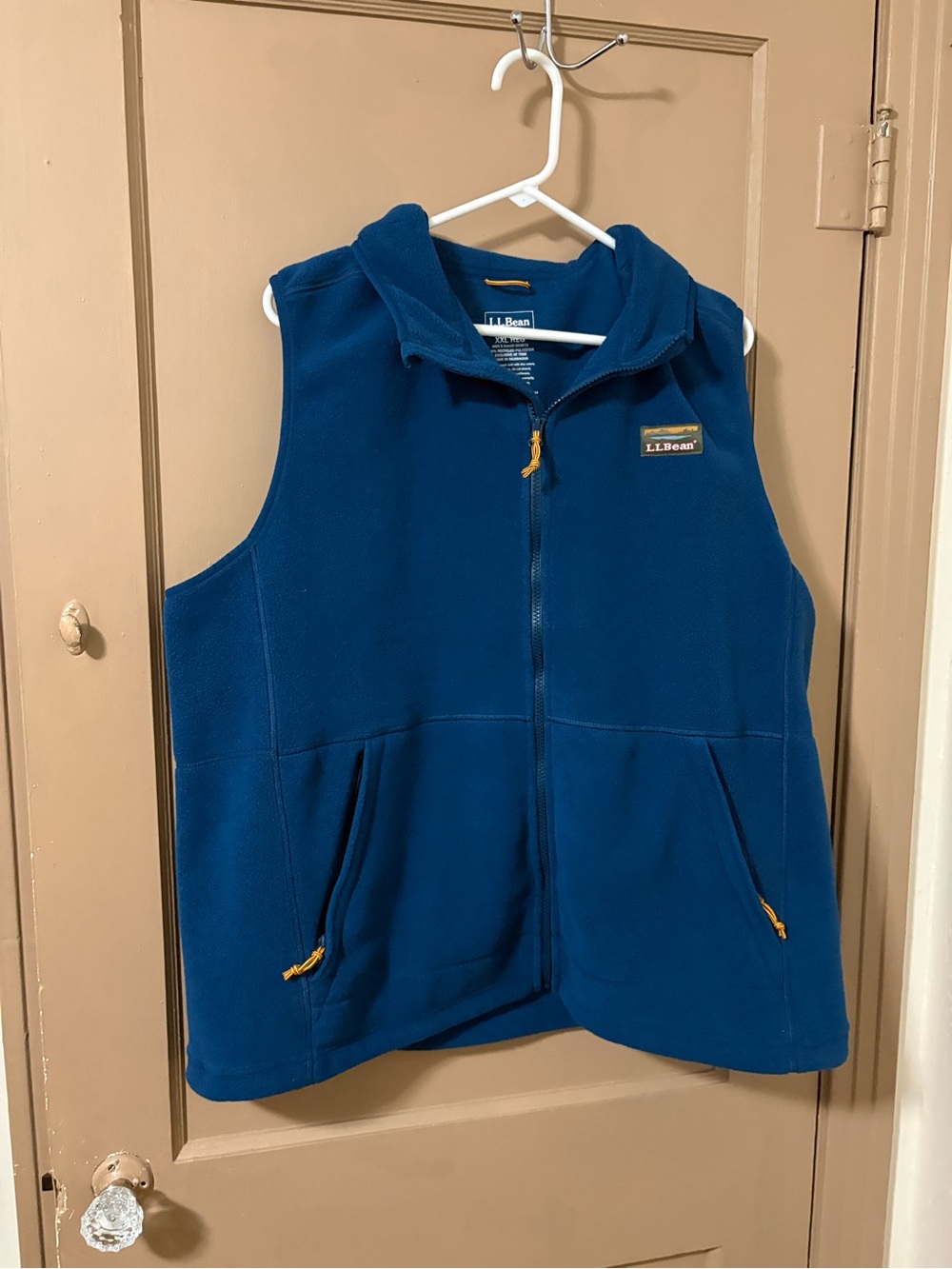 L.L. Bean Mens’  Blue Fleece Vest